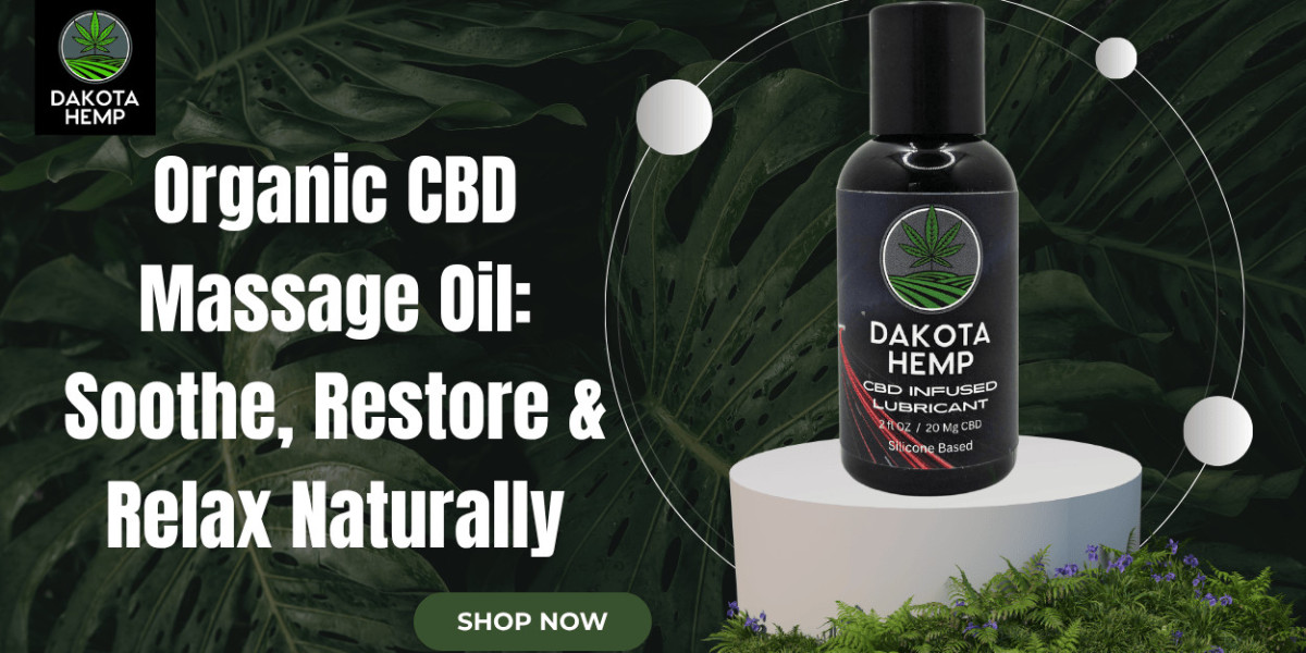 Organic CBD Massage Oil | Dakota Hemp Topicals for Relief